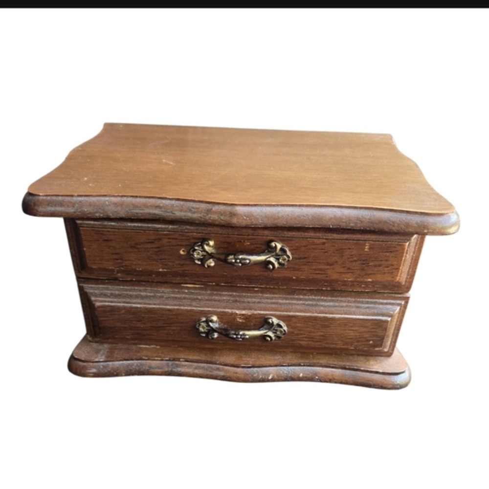 Vintage Centurion Wooden Jewelry Box